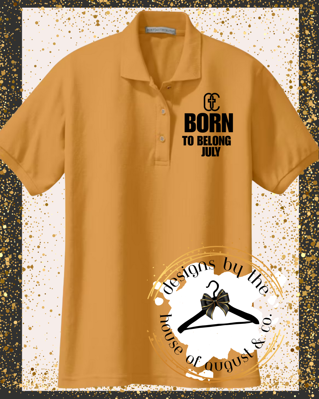 Born to Belong Women's Cut Polo