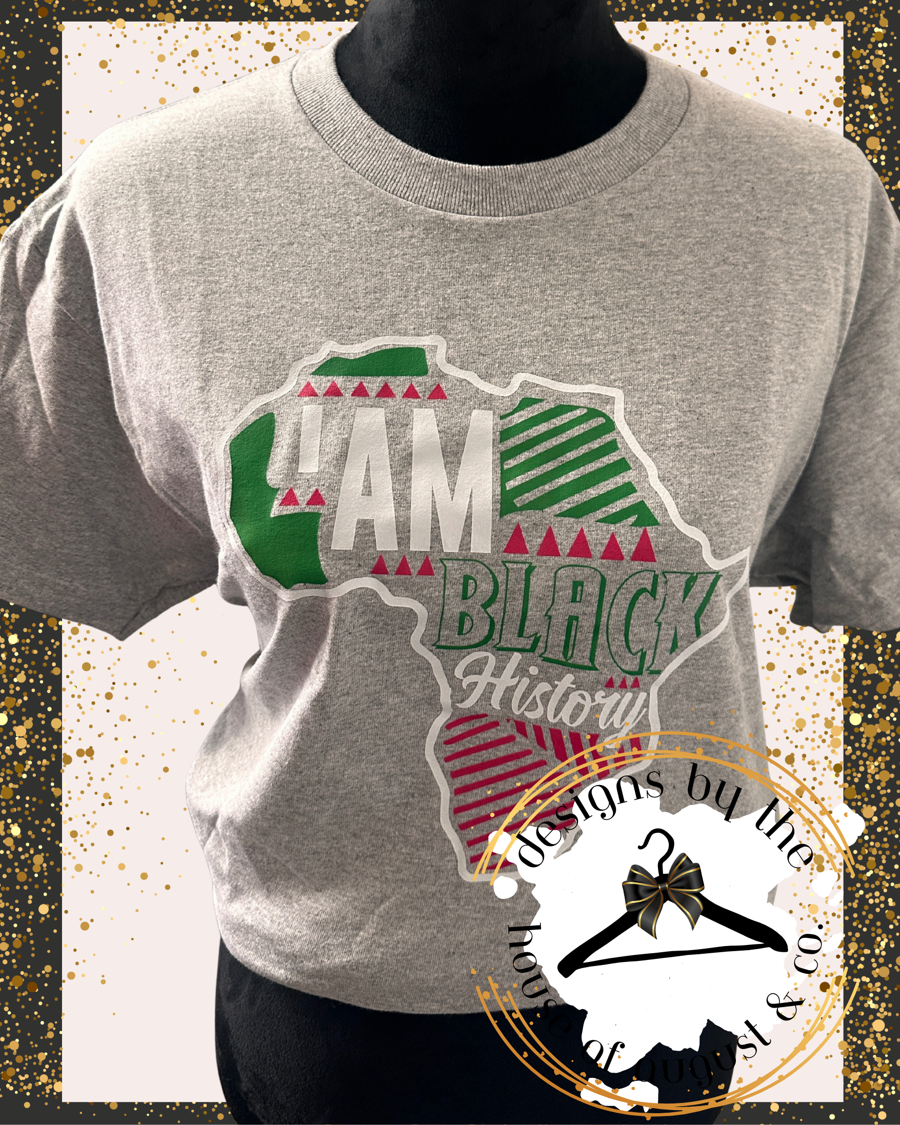 I AM Black History Africa Tee