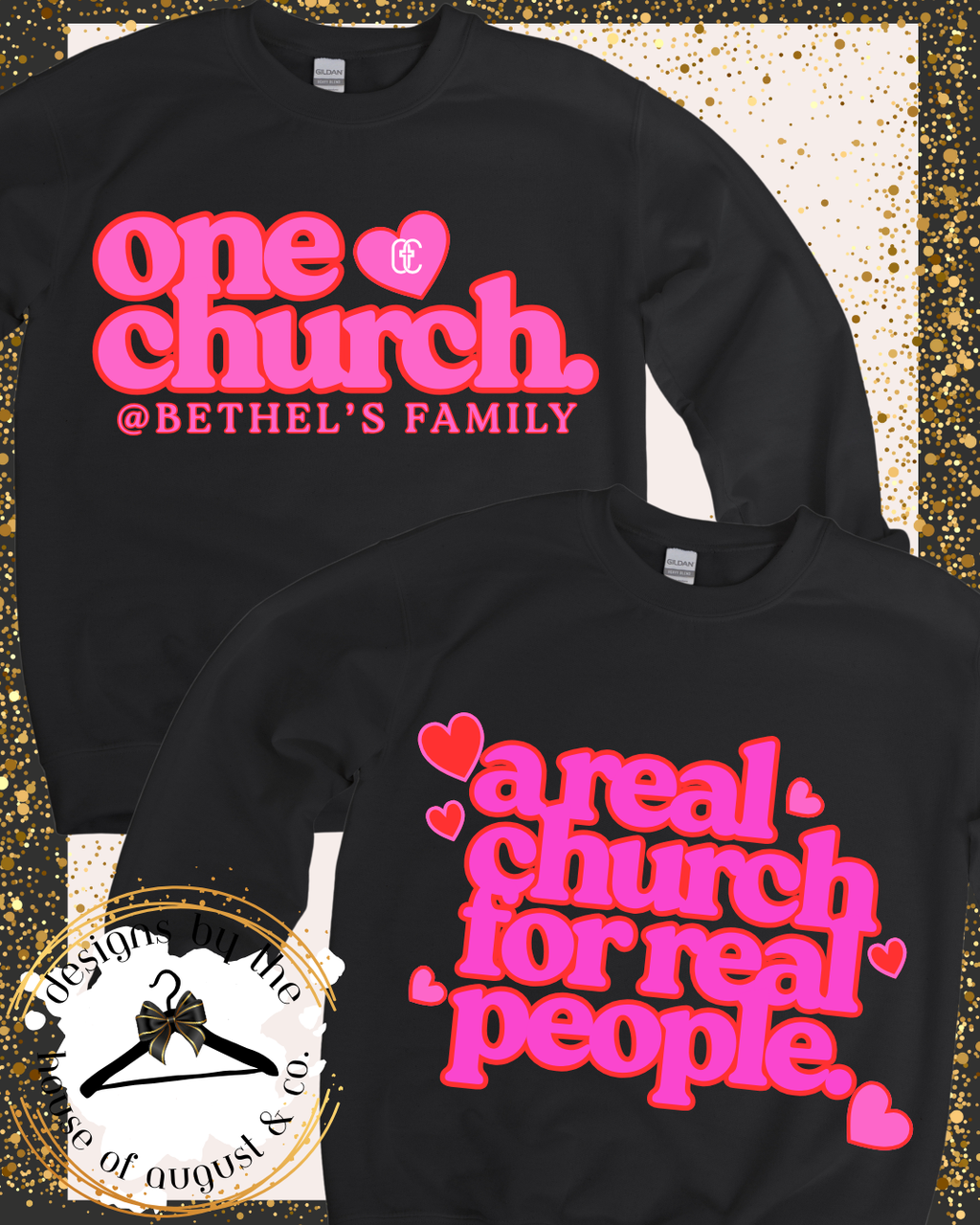 One Church Valentine's Sweatshirt