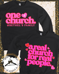 One Church Valentine's Sweatshirt