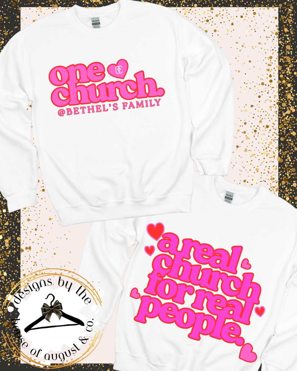 One Church Valentine's Sweatshirt