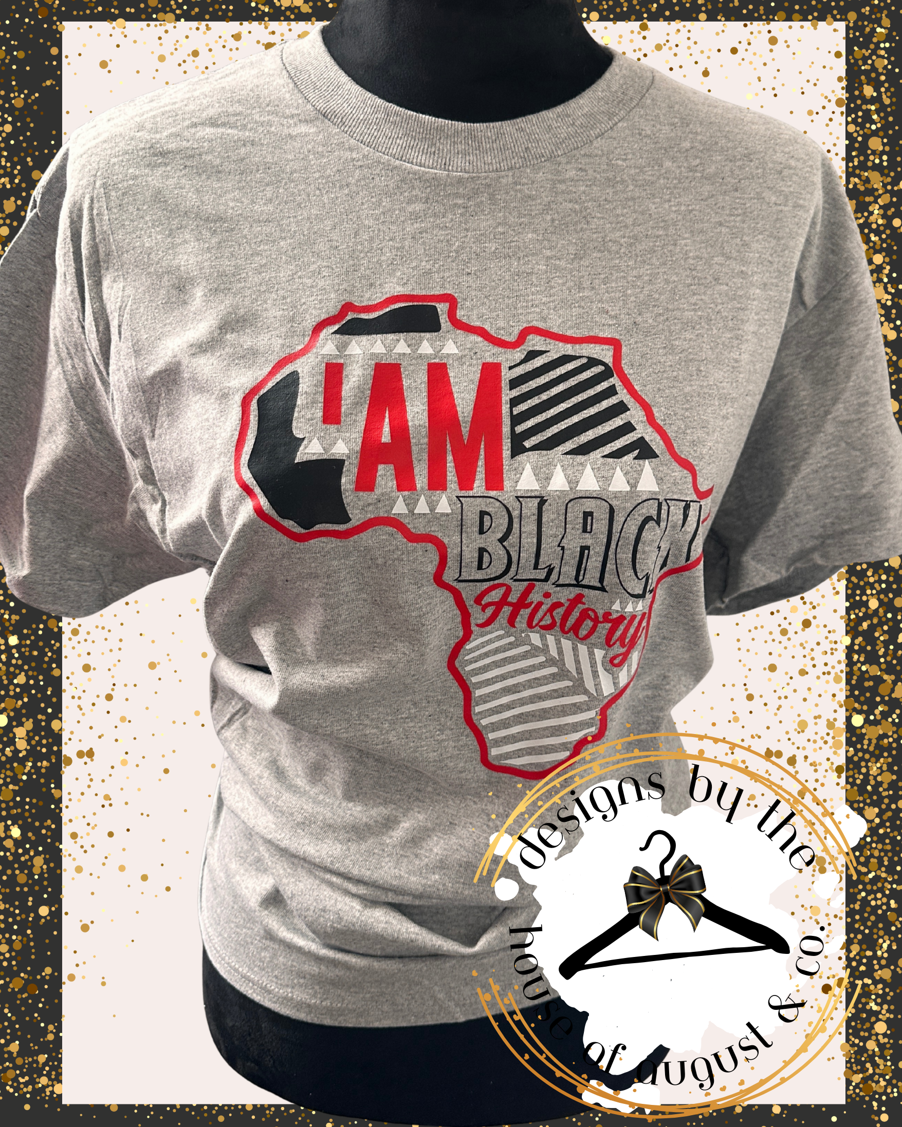 I AM Black History Africa Tee