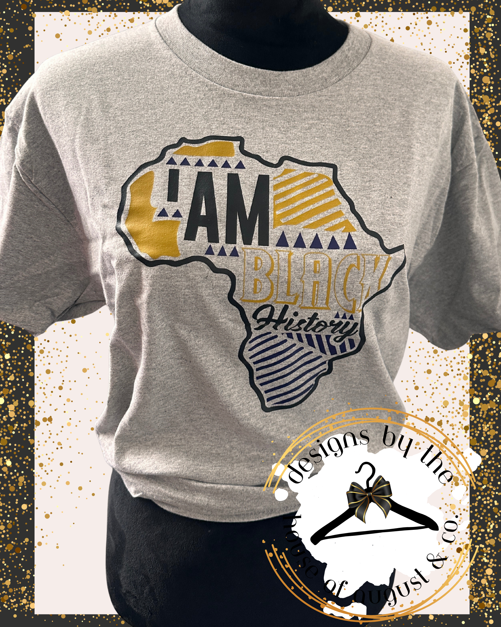 I AM Black History Africa Tee
